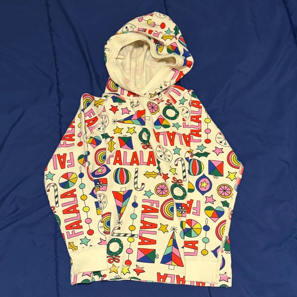 EUC Size 6-7 Hanna Andersson Holiday Hoodie